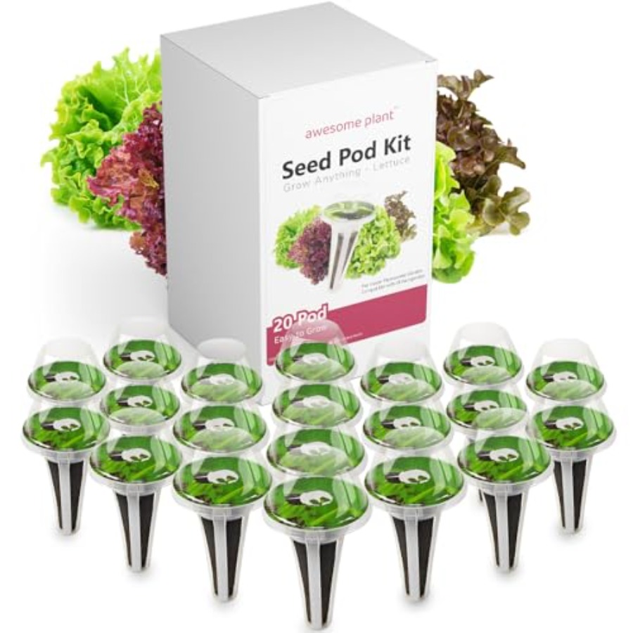 Aerogarden Seed Pod - ชุดเมล็ดพันธุ์ 20 ชิ้น สำหรับปลูกผักสลัดสีเขียว ใช้ได้กับ AeroGarden,