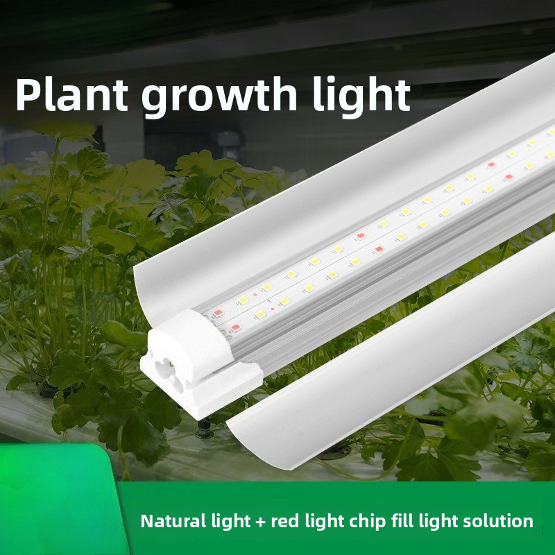 Plant Grow Light Full Spectrum - หลอดไฟ LED T8 สเปกตรัมเต็มสำหรับปลูกพืชในร่ม เหมาะสำหรับการเพาะต้นกล้า