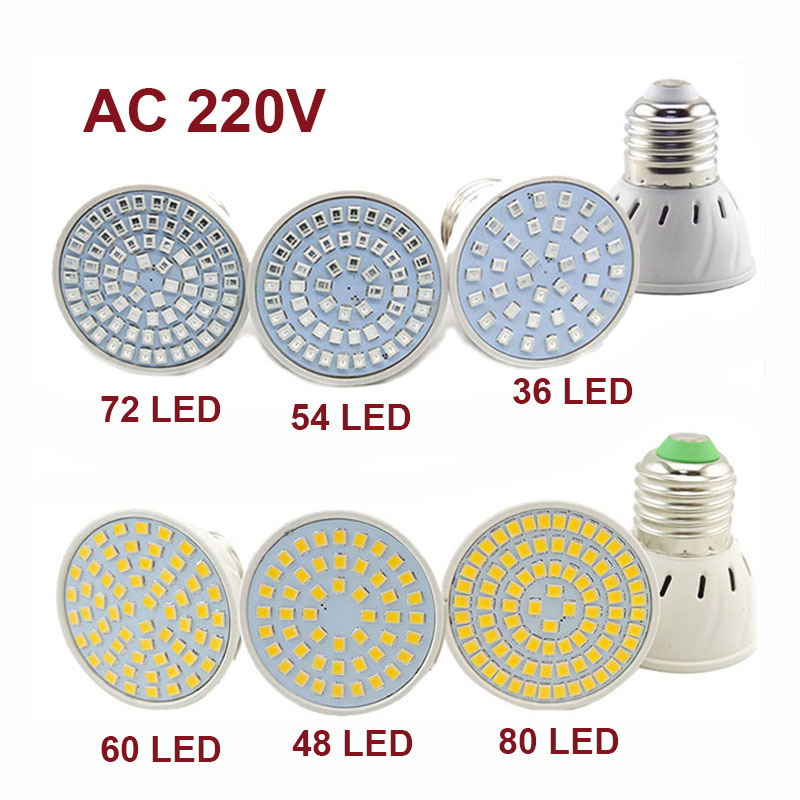 Plant Grow Light Full Spectrum - หลอดไฟ LED สำหรับปลูกต้นไม้ E27 โคมไฟปลูกในเรือนกระจก โคมไฟปลูกในร่ม