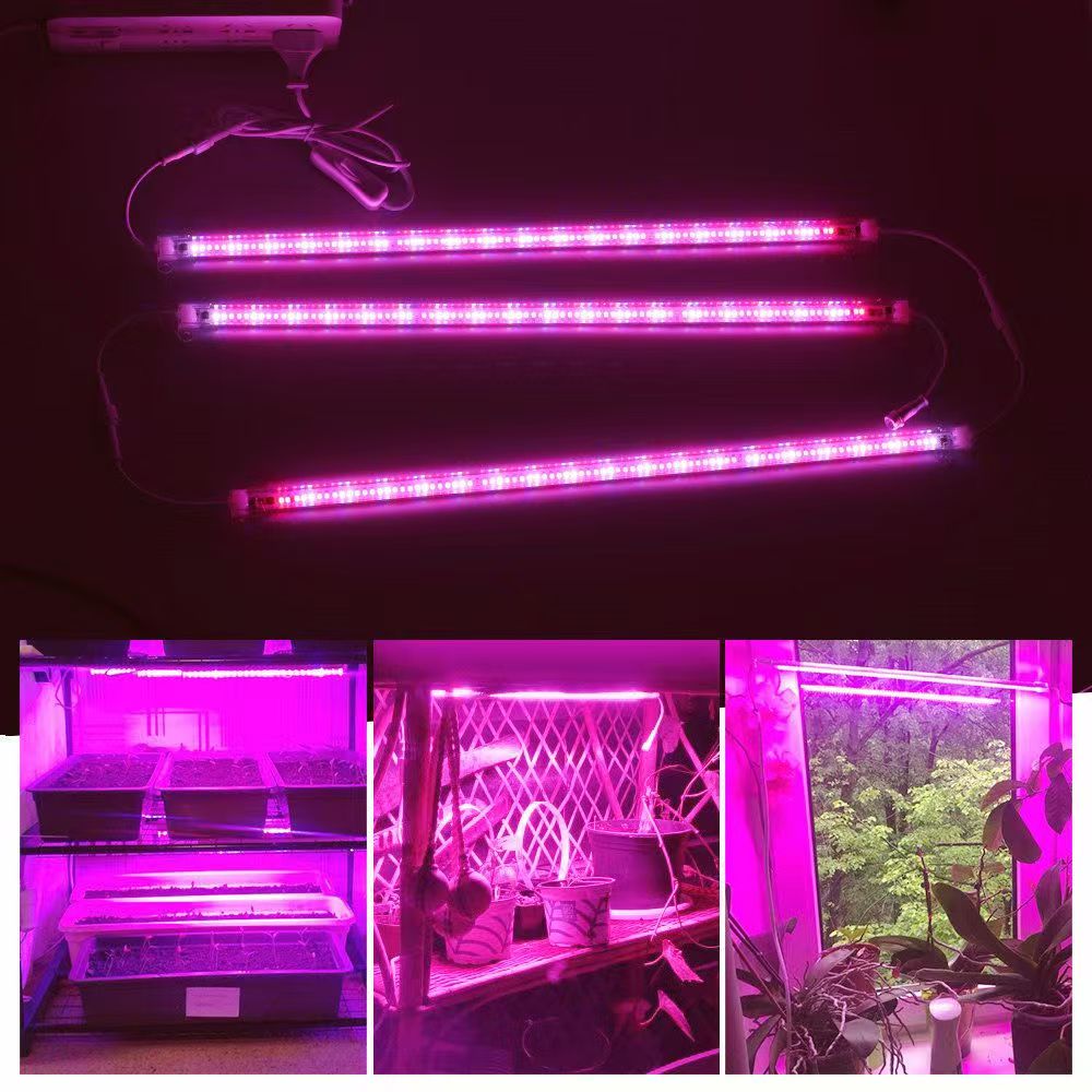 Plant Grow Light Full Spectrum - แถบไฟ LED ปลูกพืชขนาด 12 นิ้ว หลอดไฟแบบสเปกตรัมเต็มสำหรับพืชในร่ม