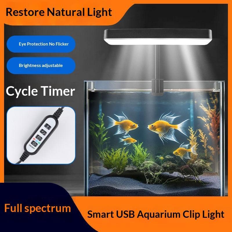 Plant Grow Light Full Spectrum - ไฟ LED สำหรับตู้ปลาแบบสเปกตรัมเต็ม ปรับได้ 360 องศา