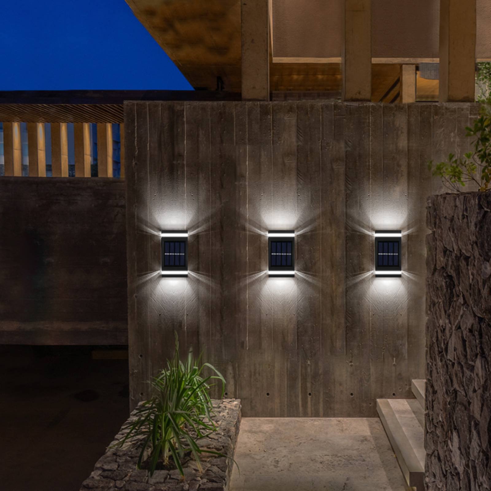 โคมไฟติดผนังพลังงานแสงอาทิตย์ก - Smart Garden Fence & Balcony Hanging Planter บทวิจารณ์และราคา
