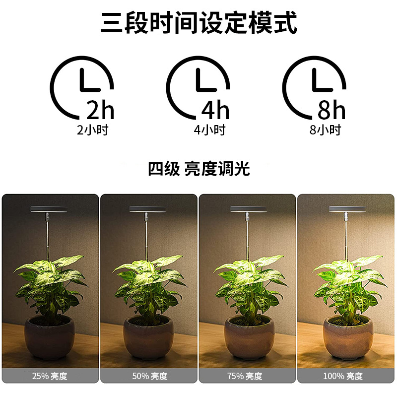 ไฟเสริม LED แบบวงแหวนปรับความส - Plant Grow Light Full Spectrum บทวิจารณ์และราคา