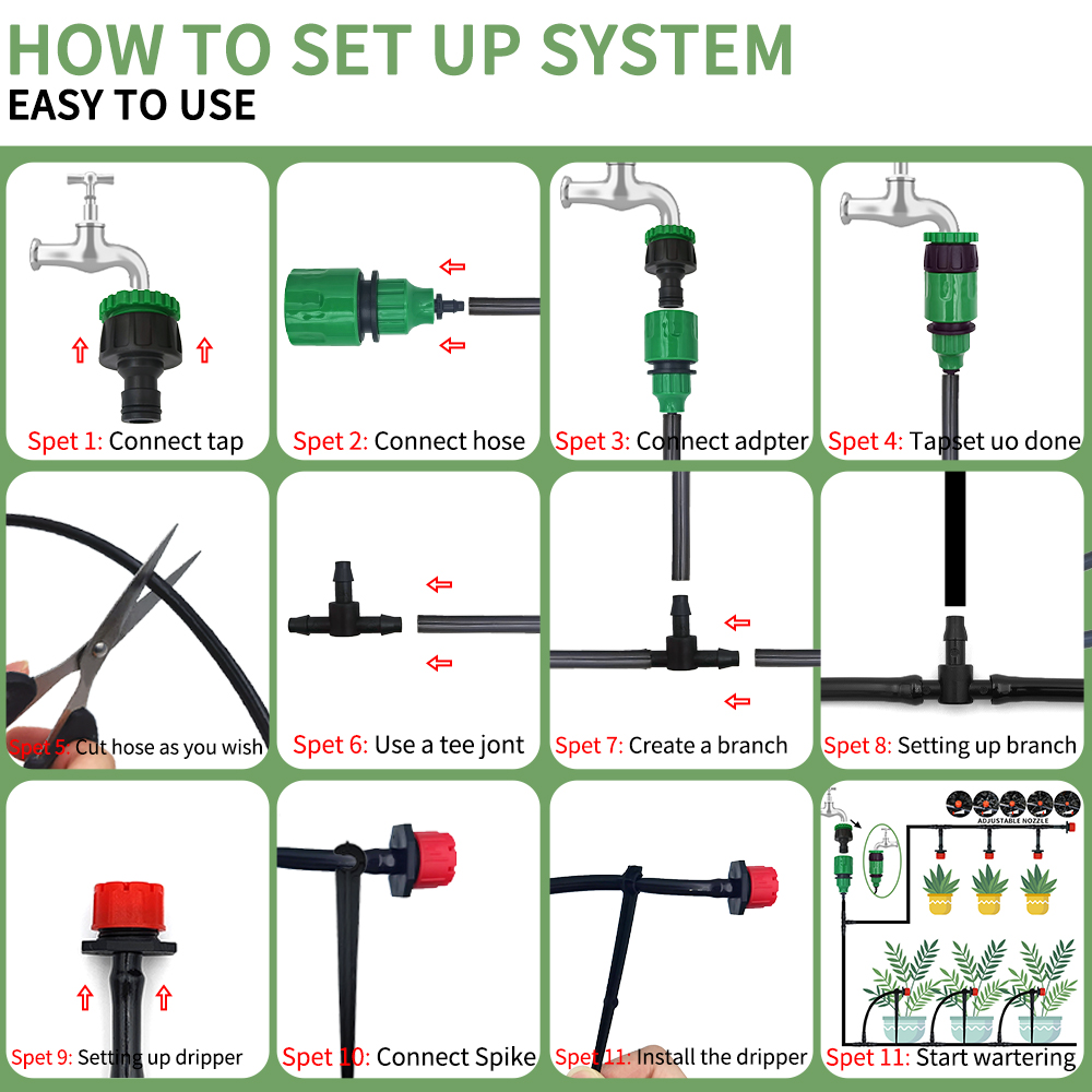ระบบรดน้ำแบบหยดขนาดเล็กพกพาได้ - Smart Garden Hose Timer บทวิจารณ์และราคา