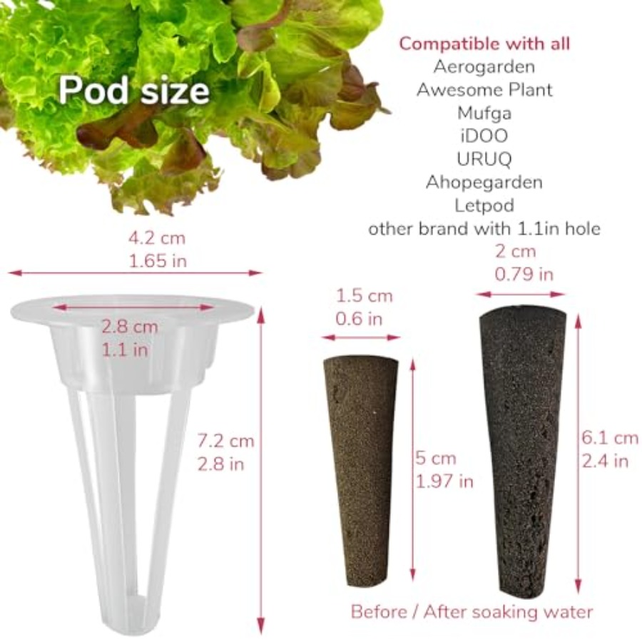 ชุดเมล็ดพันธุ์ 20 ชิ้น สำหรับป - Aerogarden Seed Pod บทวิจารณ์และราคา