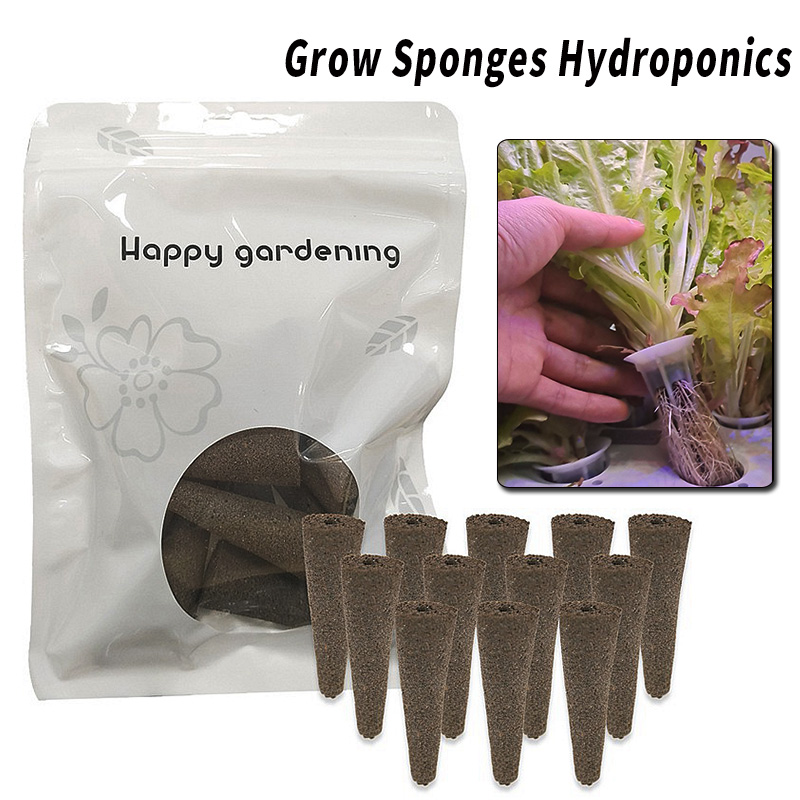 12Pcs ปลูกตะกร้า Grow ฟองน้ํา  - Aerogarden Seed Pod บทวิจารณ์และราคา