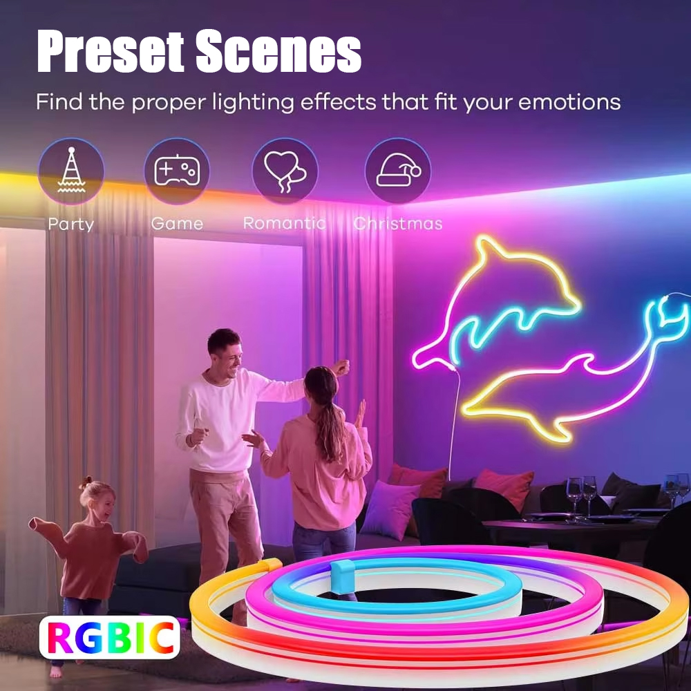 WISCOLOR ไฟ LED Neon Strip แบบ - Smart Garden Rooms บทวิจารณ์และราคา