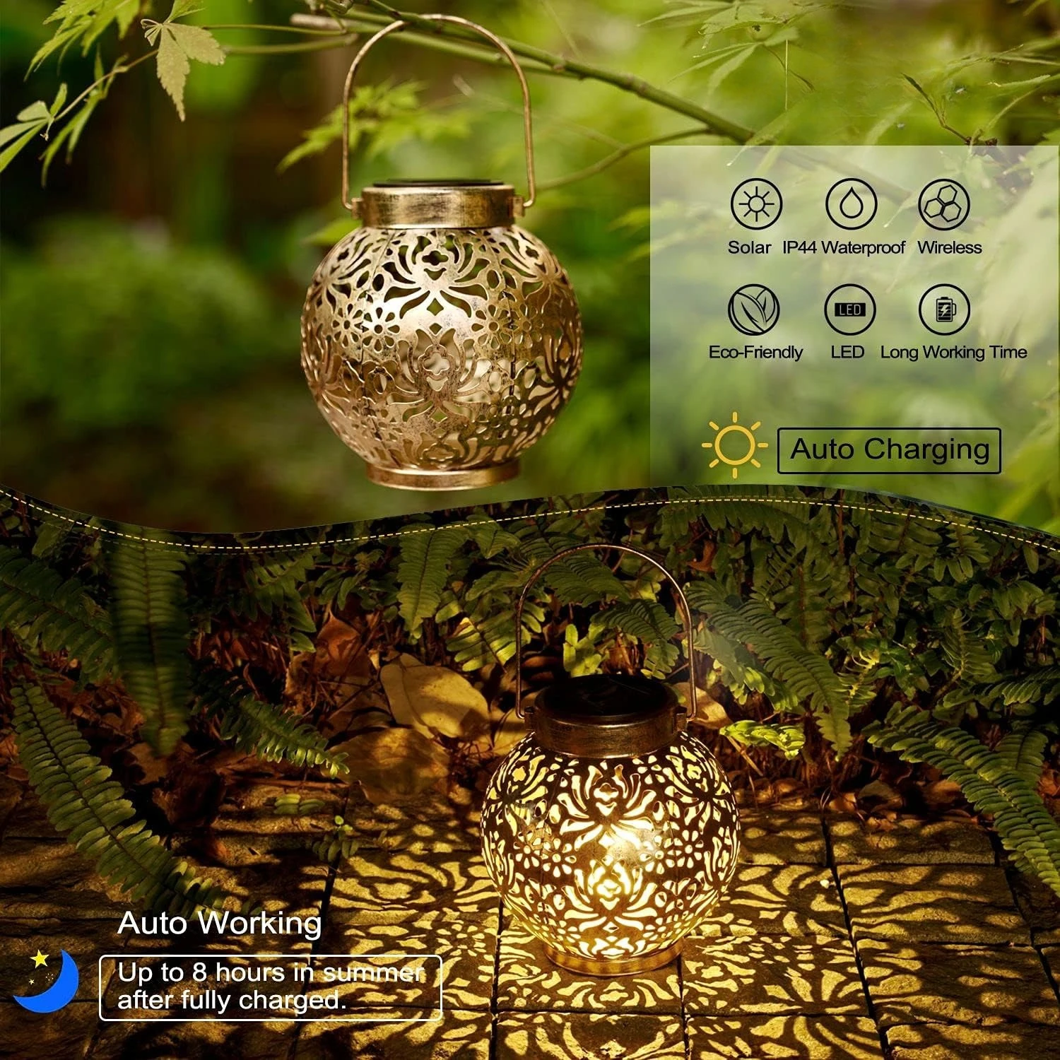 1-6 ชิ้นโคมไฟพลังงานแสงอาทิตย์ - Smart Zen Garden บทวิจารณ์และราคา