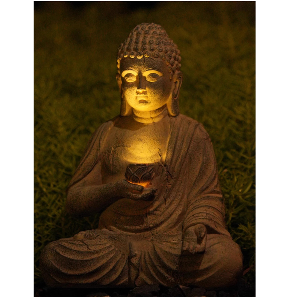 เรซิ่นพลังงานแสงอาทิตย์พระพุทธ - Smart Zen Garden บทวิจารณ์และราคา
