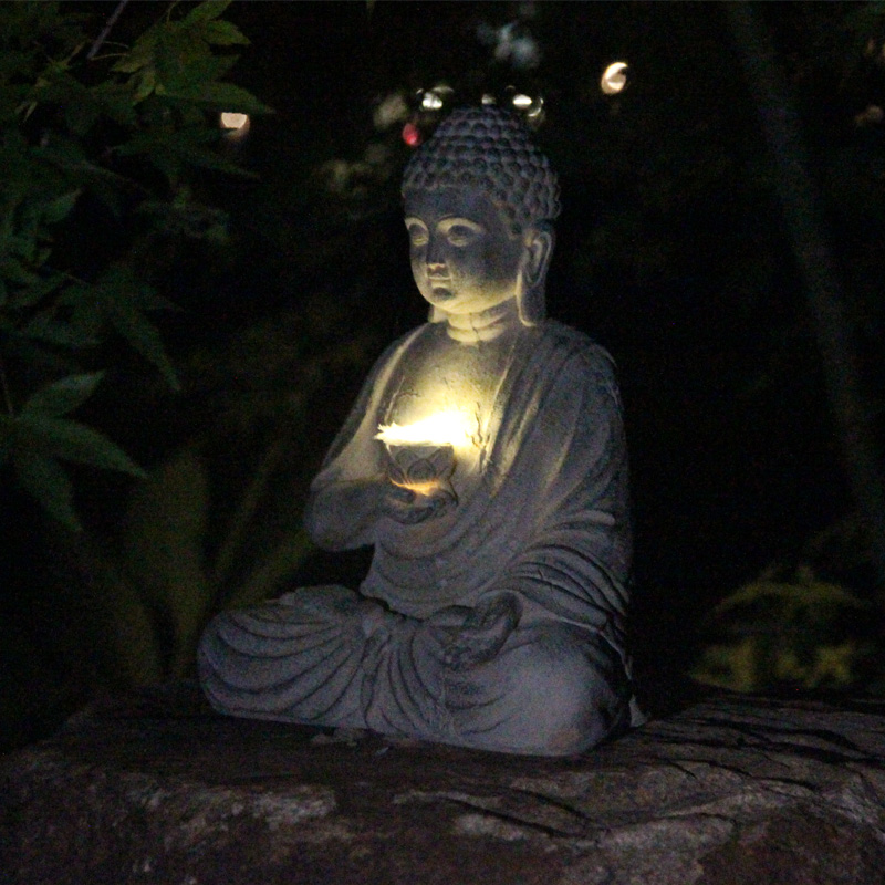 เรซิ่นพลังงานแสงอาทิตย์พระพุทธ - Smart Zen Garden บทวิจารณ์และราคา