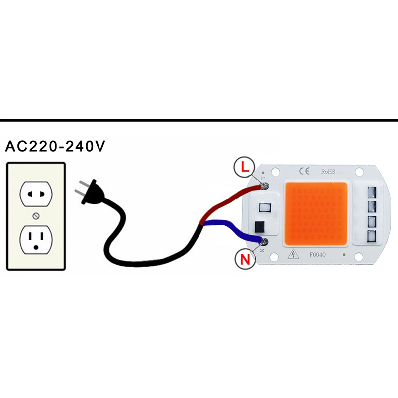 5 ชิ้น LED Grow COB ชิปเต็มสเป - Plant Grow Light Full Spectrum บทวิจารณ์และราคา