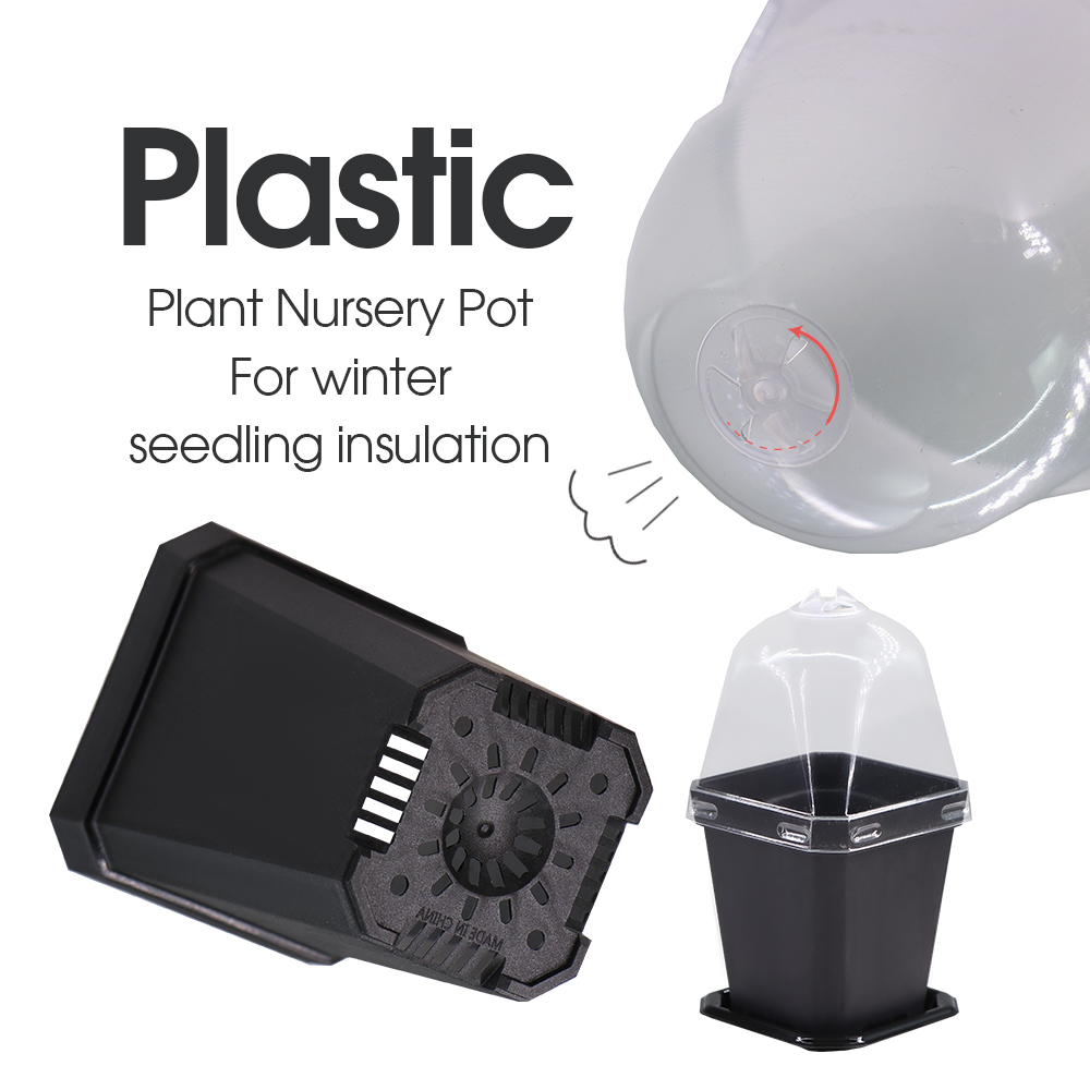 กระถางปลูกต้นไม้สีดำแข็งแรงพร้ - Smart Garden Domes บทวิจารณ์และราคา