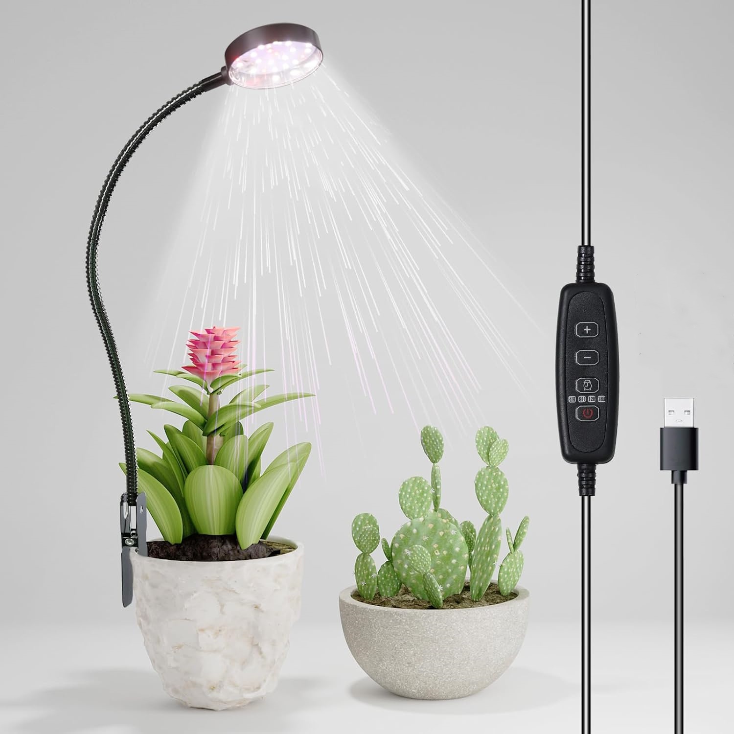 ไฟปลูกต้นไม้แบบ USB LED 6000K  - Plant Grow Light Full Spectrum บทวิจารณ์และราคา