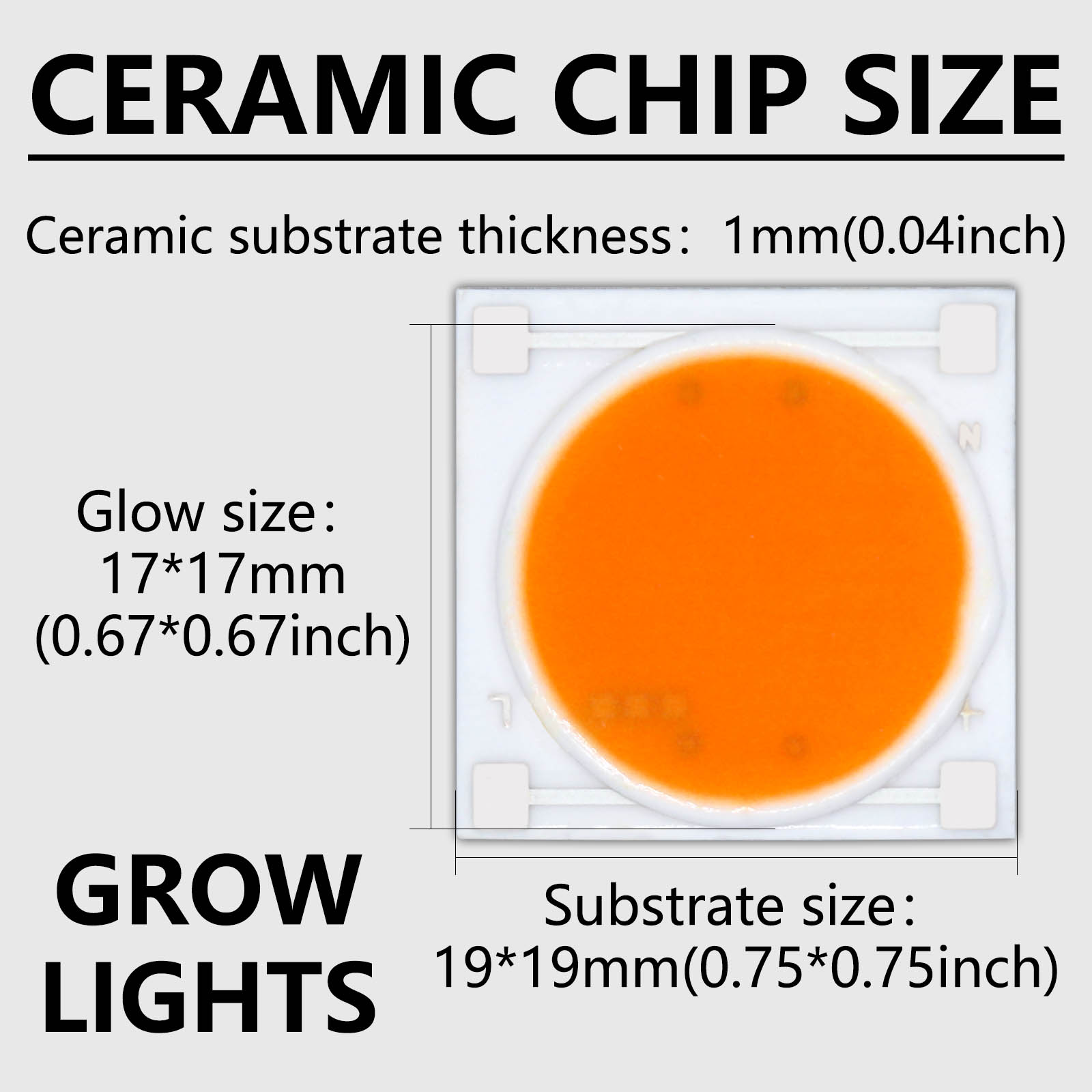 5pcs เซรามิคฐาน LED COB ชิปเต็ - Plant Grow Light Full Spectrum บทวิจารณ์และราคา