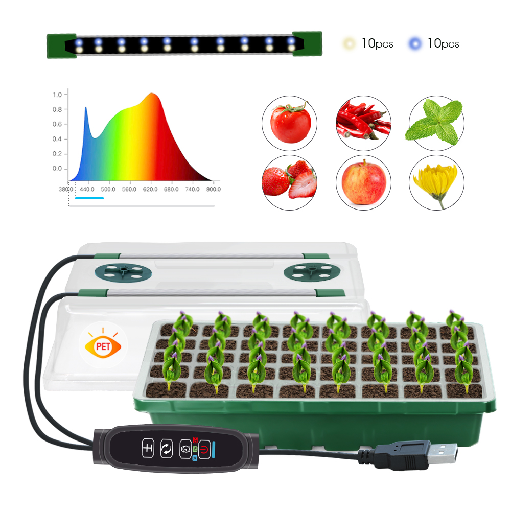 ใหม่ Seed Starter ถาดโดมสูงการ - Smart Garden Domes บทวิจารณ์และราคา