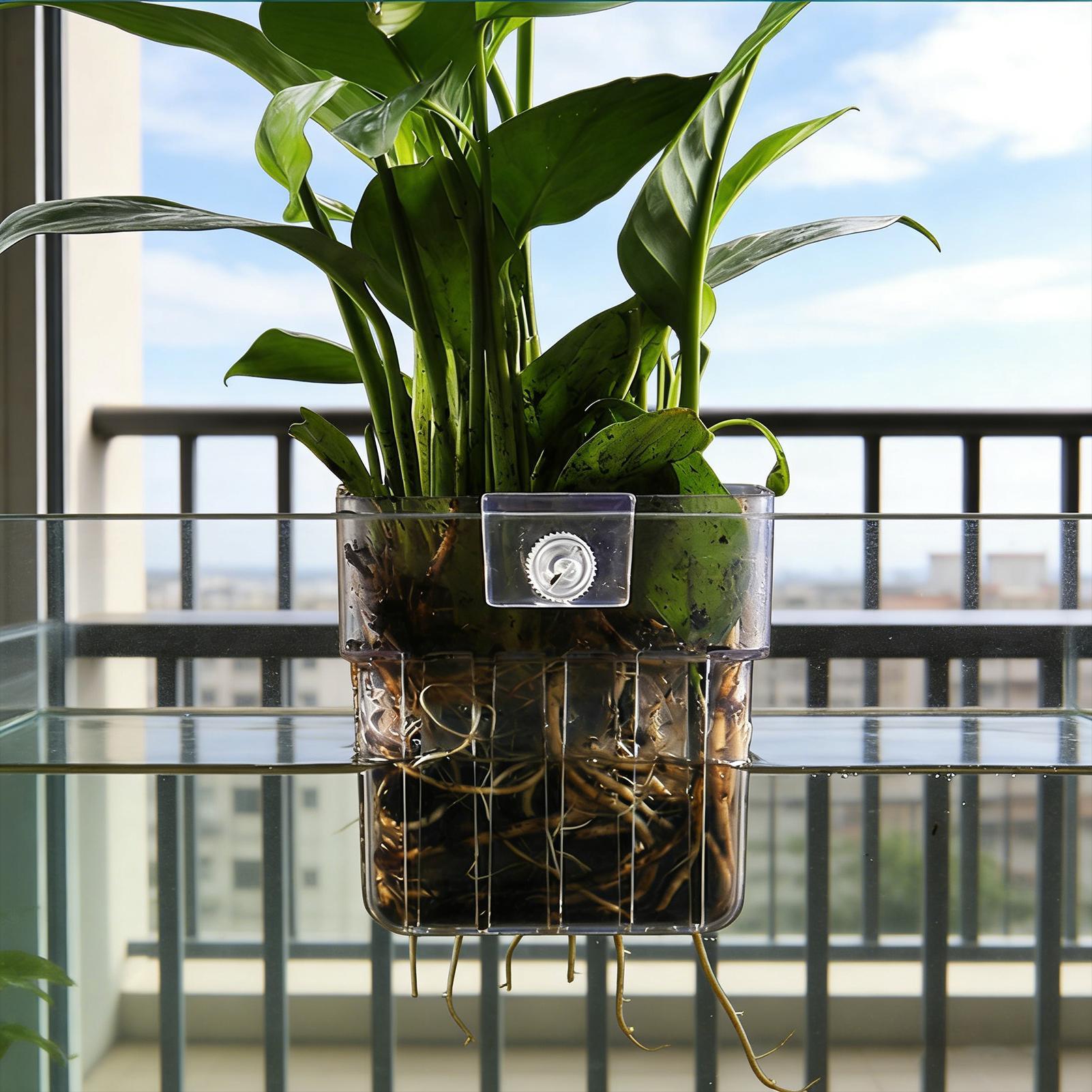 กระถางแขวนใสสำหรับตู้ปลา ที่แข - Hydroponic Grow Pod บทวิจารณ์และราคา