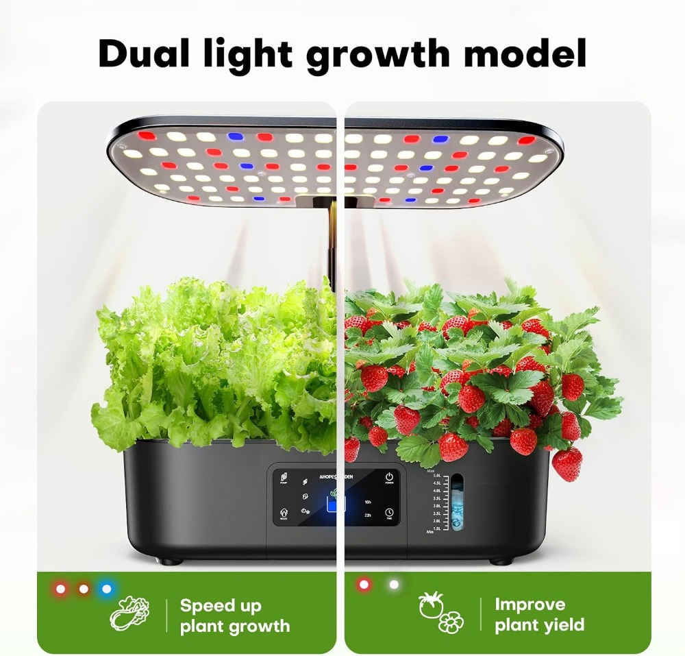 สวนไฮโดรโปนิกส์ในร่ม 12 ช่อง พ - Hydroponic Grow Pod บทวิจารณ์และราคา
