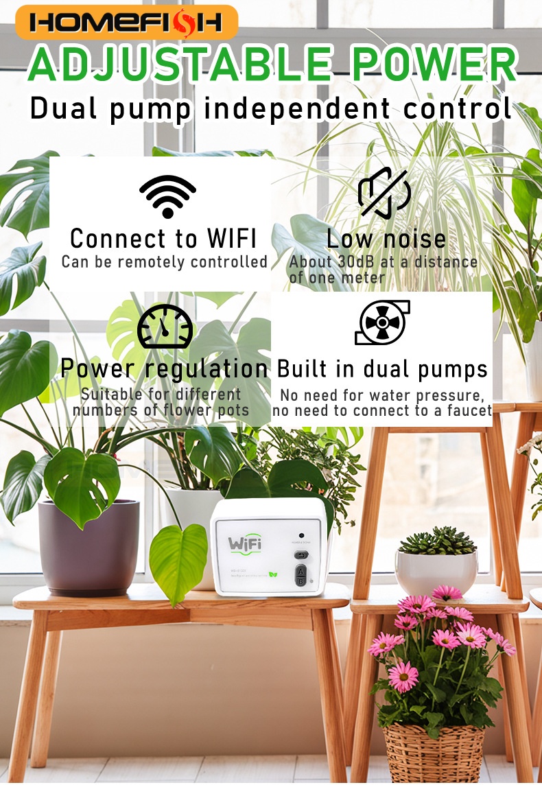 เครื่องให้น้ำอัตโนมัติแบบสองปั - Smart Garden Domes บทวิจารณ์และราคา