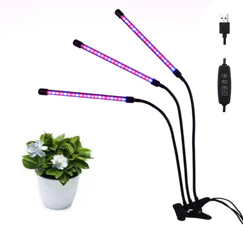 ไฟปลูกต้นไม้แบบคลิปหนีบ LED ฟู - Plant Grow Light Full Spectrum บทวิจารณ์และราคา